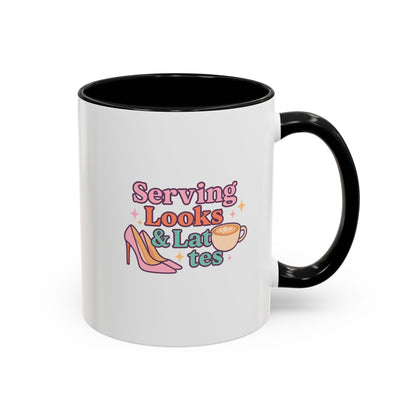 Chic Coffee Mug: Serving Looks & Lattes | Trendy Gift for Coffee Lovers, Fashion Enthusiasts, Housewarming, Birthdays, Mom's Day