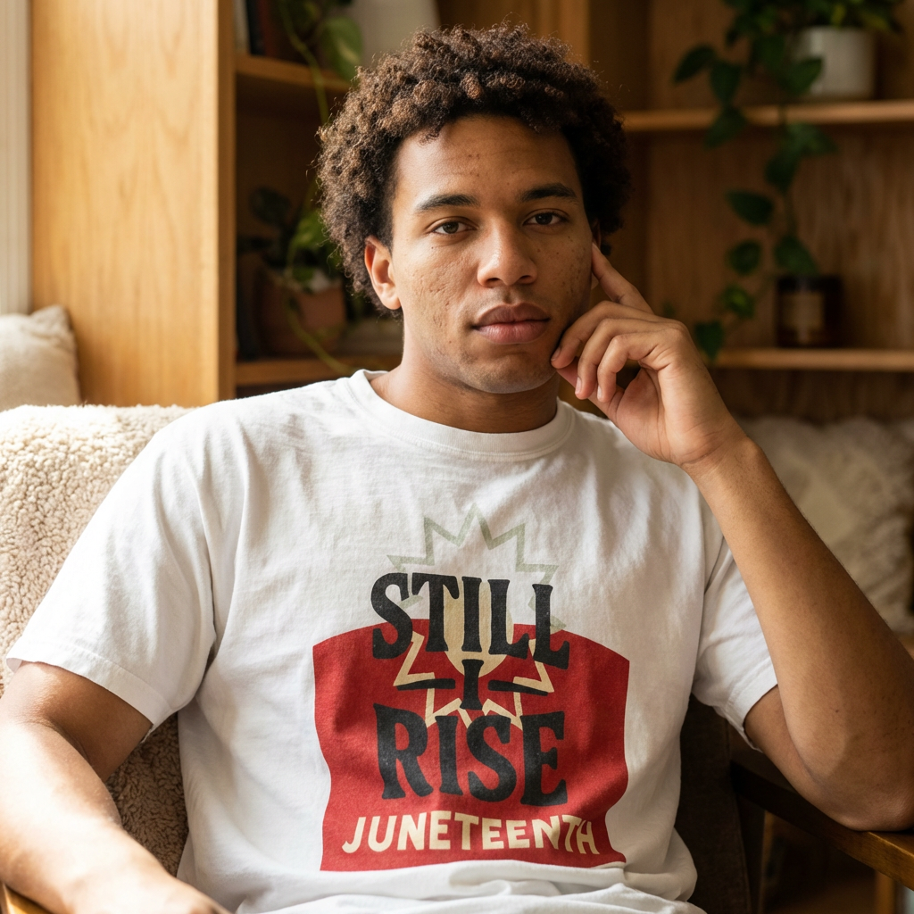 Juneteenth Still I Rise Garment-Dyed T-Shirt
