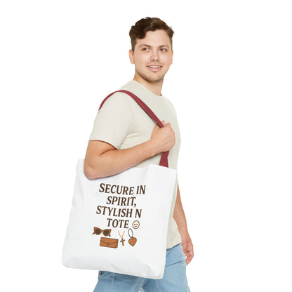 Stylish Tote Bag with Inspirational Quote | Eco-Friendly, Reusable, Perfect for Shopping, Gifts, and Everyday Use