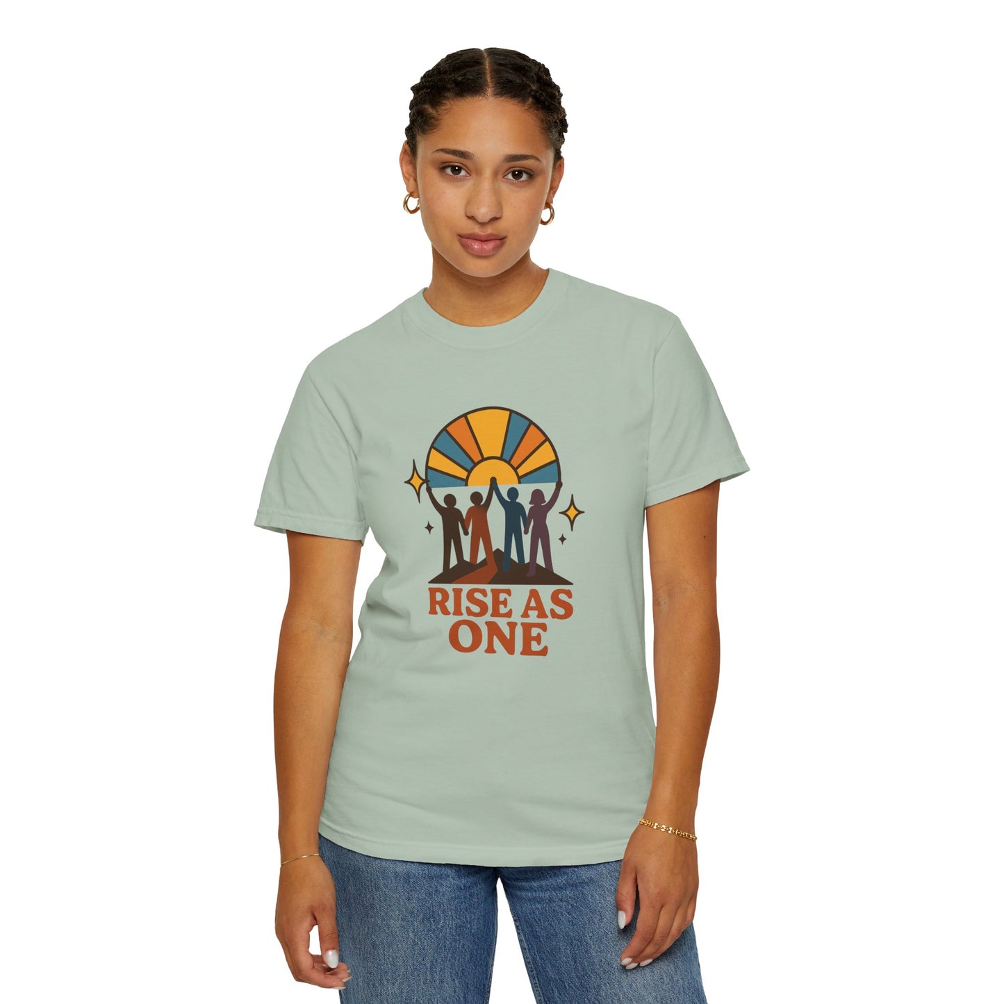 Unity Graphic Tee - Inspirational Unisex Shirt - Rise As One T-shirt, Equality Apparel, Gift for Social Activists, Summer Fashion