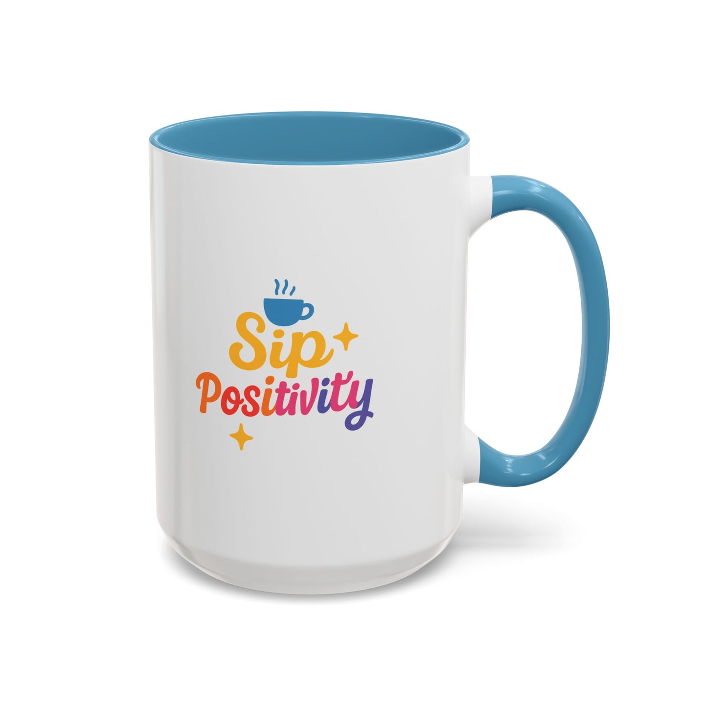 Sip Positivity Accent Coffee Mug (11, 15oz)