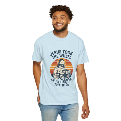 Jesus Took the Wheel Faith T-Shirt