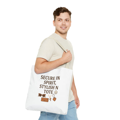 Stylish Tote Bag with Inspirational Quote | Eco-Friendly, Reusable, Perfect for Shopping, Gifts, and Everyday Use