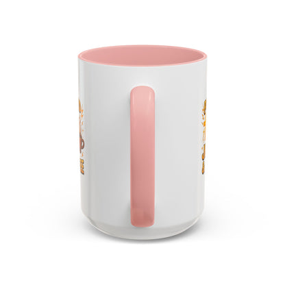 Coffee Lover's Accent Mug - Powered by Jesus & Coffee, Inspirational Drinkware, Christian Gift, Coffee Enthusiast, Religious Mug, [...]