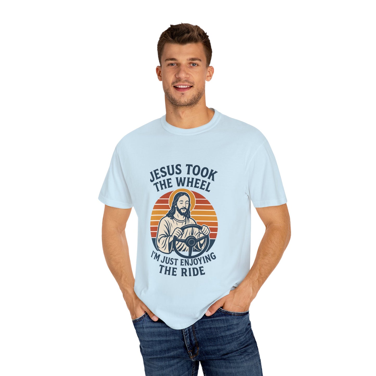 Jesus Took the Wheel Faith T-Shirt