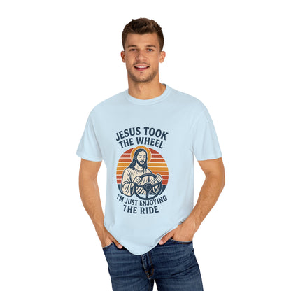 Jesus Took the Wheel Faith T-Shirt