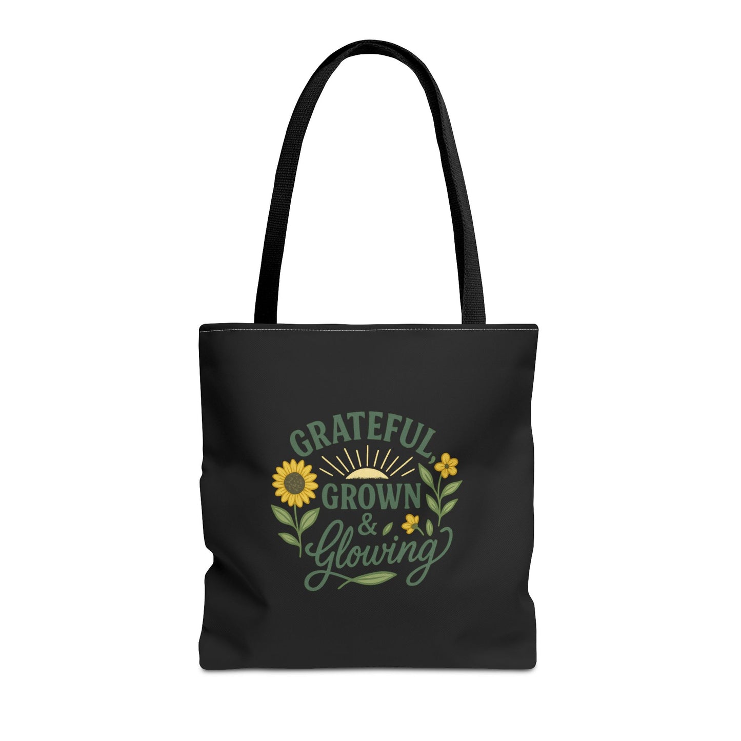 Grateful Grown & Glowing Tote Bag Eco-Friendly Shopper