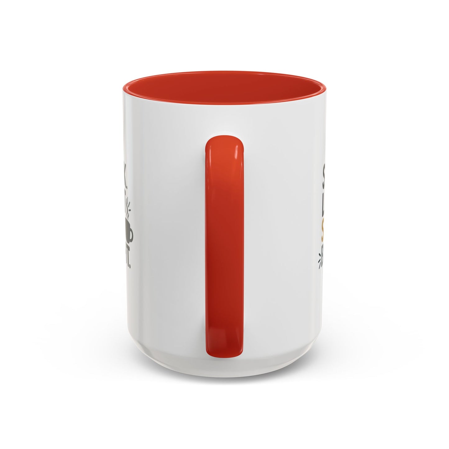 Accent Coffee Mug - Speak Light Sip Bright - Inspirational Coffee Cup, Unique Gift, Kitchen Decor, Motivational Mug, Personalize Your Sip