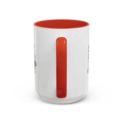 Accent Coffee Mug - Speak Light Sip Bright - Inspirational Coffee Cup, Unique Gift, Kitchen Decor, Motivational Mug, Personalize Your Sip