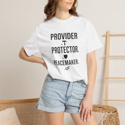 Provider Protector Peacemaker T-Shirt – Inspirational Family Role Tee