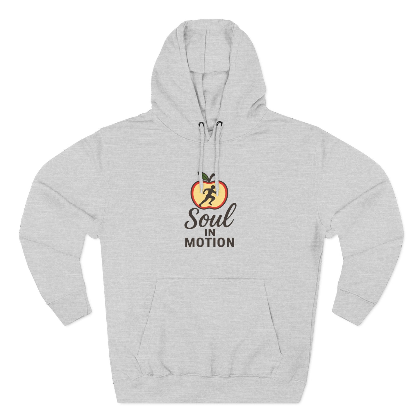 Soul in Motion Fleece Hoodie - Cozy Inspirational Pullover, Fitness Gift, Motivational Apparel, Gym Hoodie, Perfect for Active Lifestyles