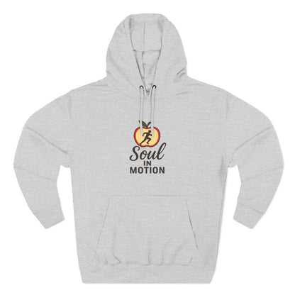 Soul in Motion Fleece Hoodie - Cozy Inspirational Pullover, Fitness Gift, Motivational Apparel, Gym Hoodie, Perfect for Active Lifestyles