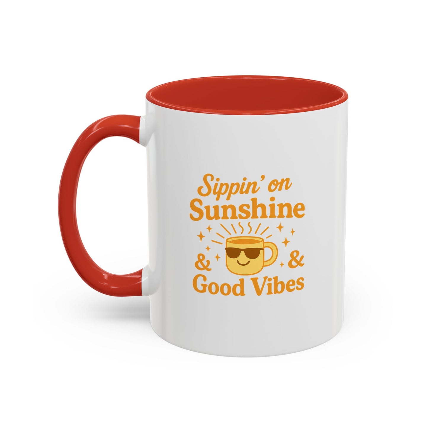 Sippin' on Sunshine Coffee Mug, Positive Vibes Mug, Gift for Coffee Lovers, Inspirational Mug, Housewarming Gift, Fun Drinkware
