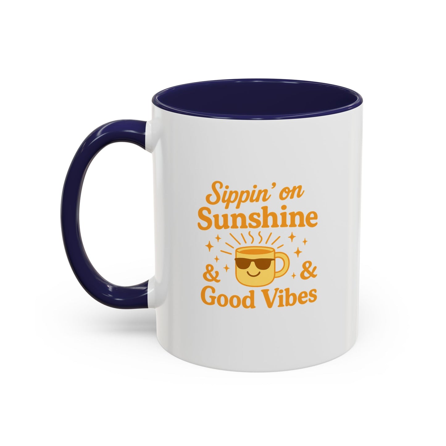 Sippin' on Sunshine Coffee Mug, Positive Vibes Mug, Gift for Coffee Lovers, Inspirational Mug, Housewarming Gift, Fun Drinkware