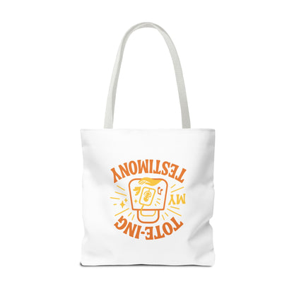 My Testimony Inspirational Tote Bag