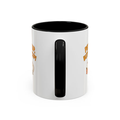 Perk Up, Buttercup! Cute Accent Coffee Mug for Daily Motivation, Gift for Coffee Lovers, Home Office Decor, Floral Tea Cup