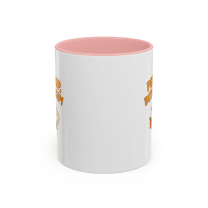 Perk Up, Buttercup! Cute Accent Coffee Mug for Daily Motivation, Gift for Coffee Lovers, Home Office Decor, Floral Tea Cup