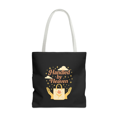 Heavenly Handled Tote Bag - Eco-Friendly Gift, Everyday Carry, Shopping Companion, Gift for Her, Travel Essential