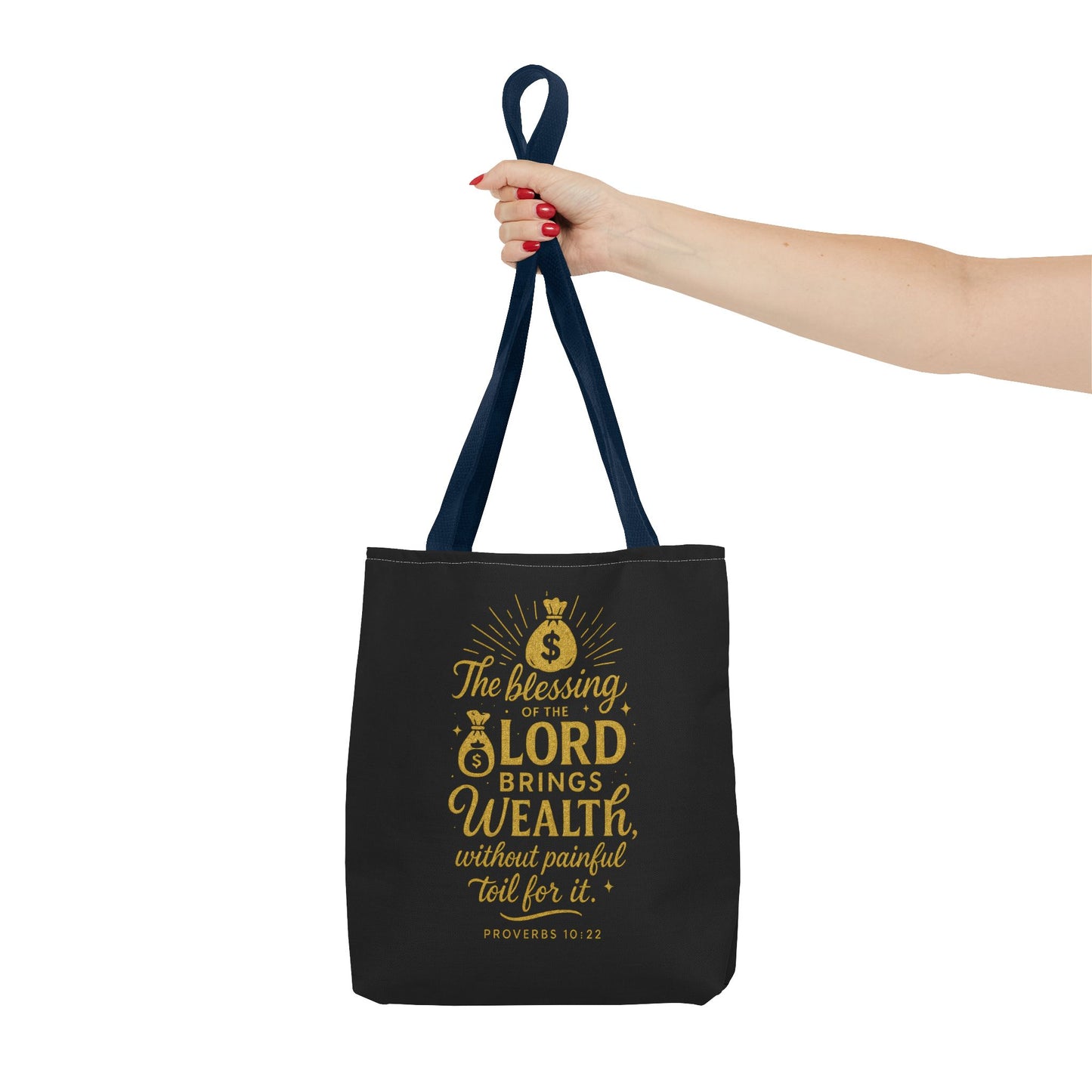 Blessing Tote Bag - Inspirational Christian Quote, Motivational Gift, Bible Verse Accessory, Versatile Shopping Bag, Spiritual Tote