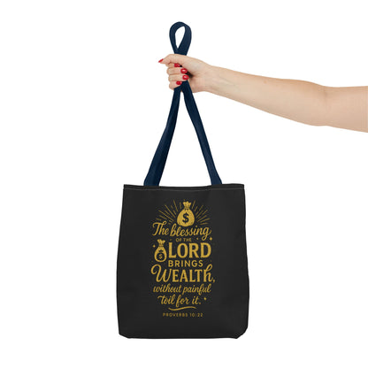 Blessing Tote Bag - Inspirational Christian Quote, Motivational Gift, Bible Verse Accessory, Versatile Shopping Bag, Spiritual Tote