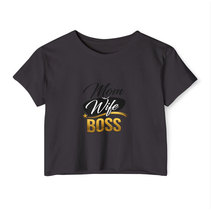Mom Wife Boss Unisex Tee