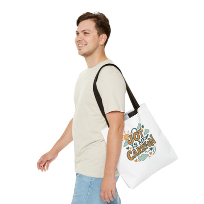 Joyful Carryall Tote Bag | Eco-Friendly Shopper | Perfect for Gifts, Organizing, Travel, Beach Days, and Everyday Errands