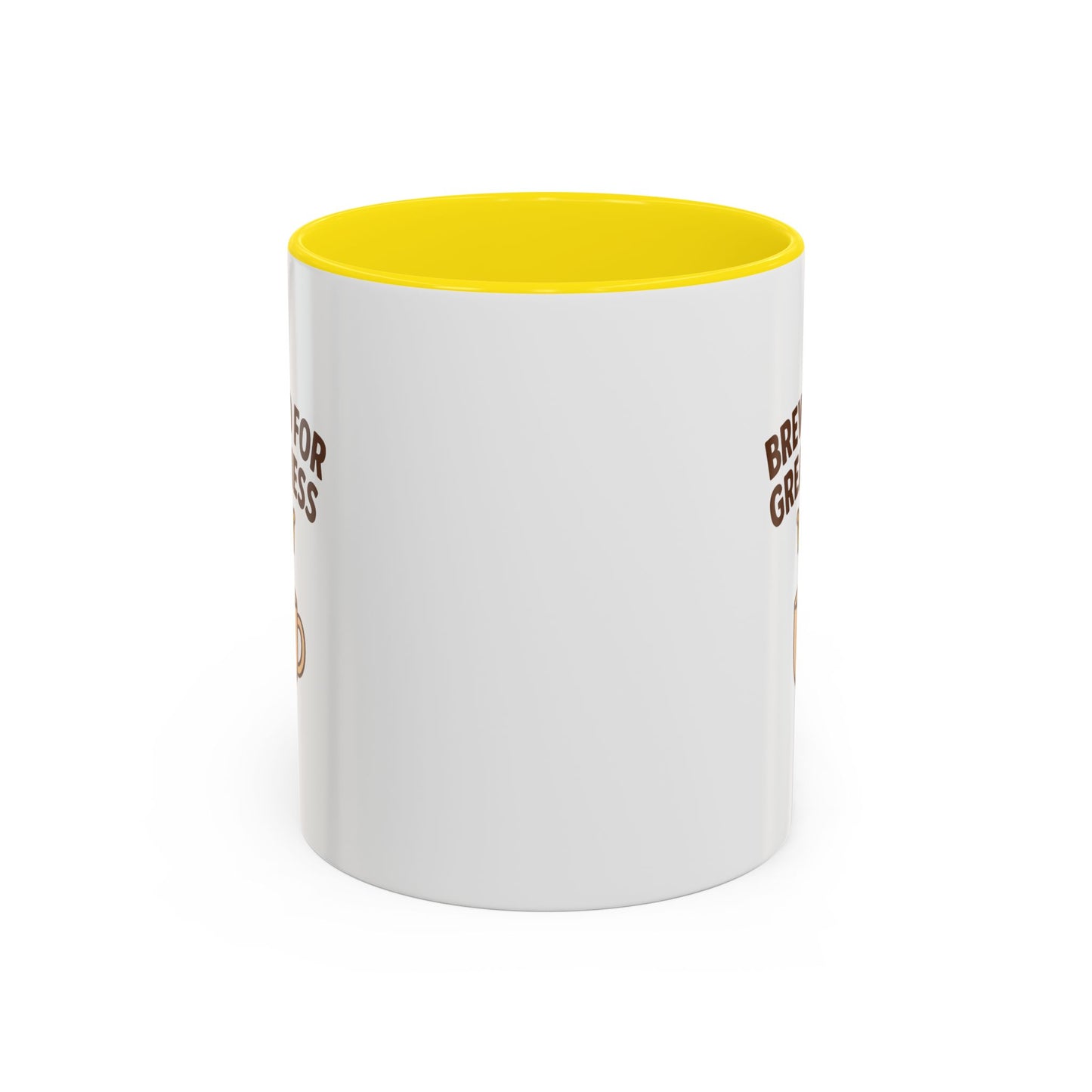Brewed for Greatness Coffee Mug | Fun Drinking Mug, Gift for Coffee Lovers, Motivational Mug, Accent Mug for Home or Office