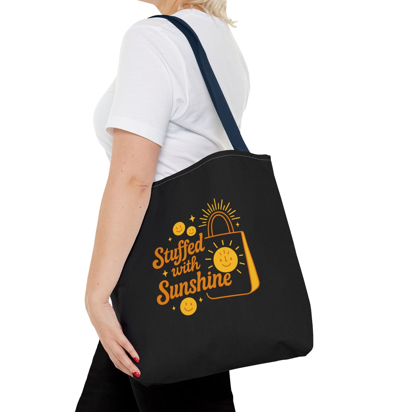 Sunshine Tote Bag Brighten Your Day  Reusable Shopping Bag  Beach Tote  Gift Idea for Friends  Summer Essentials