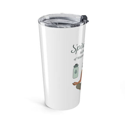 Spiritual Tumbler 20oz | Always Full of Water & the Word | Motivational Drinkware, Gift for Yoga Lovers, Wellness, Mindfulness