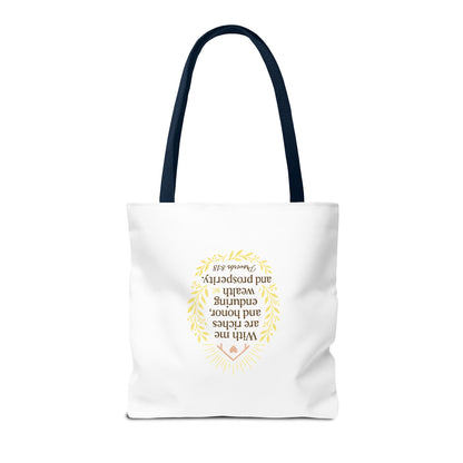 Prosperity Bible Verse Tote Bag