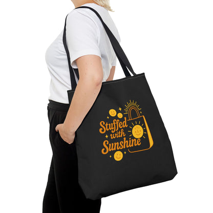 Sunshine Tote Bag Brighten Your Day  Reusable Shopping Bag  Beach Tote  Gift Idea for Friends  Summer Essentials