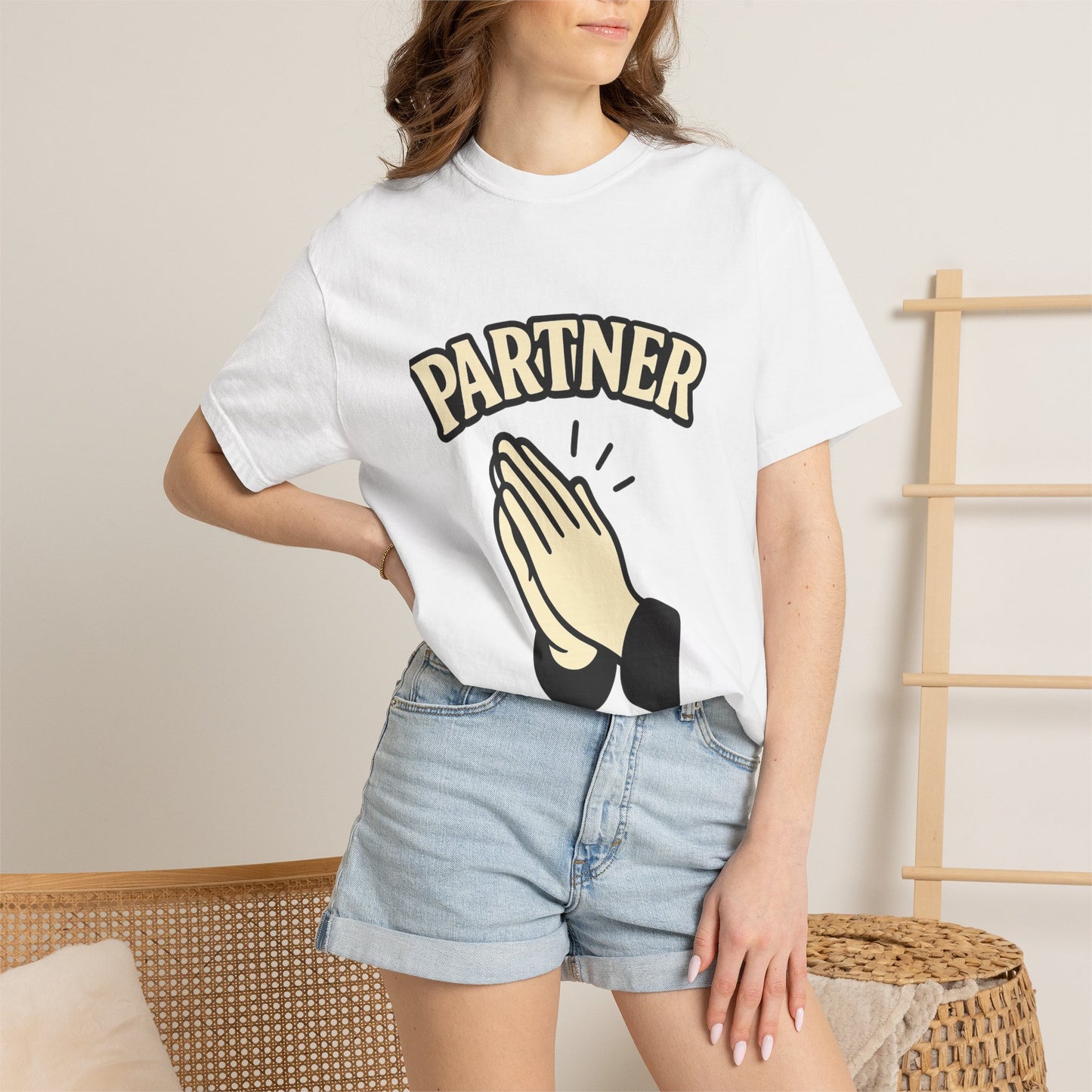Partner Graphic Tee, Unisex T-Shirt, Couples Gift, Relationship Apparel, Casual Streetwear, Cute Partner Shirt
