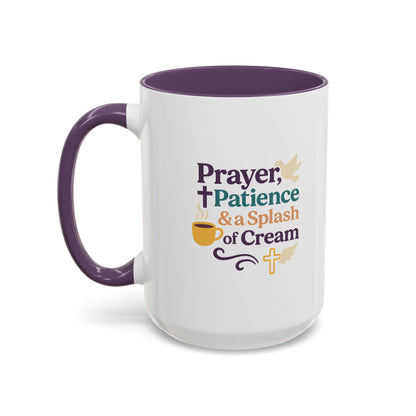 Faith-Inspired Coffee Mug - Perfect Gift for Friends and Family, Prayer Mug, Inspirational Drinkware, Christian Gift, Cute Desk Accessory