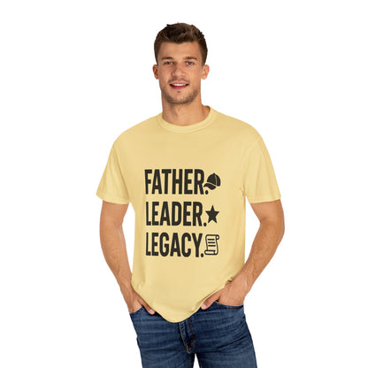 Father Leader Legacy - Unisex T-Shirt, Gift for Dad, Inspirational Tee, Father's Day Shirt, Casual Everyday Wear