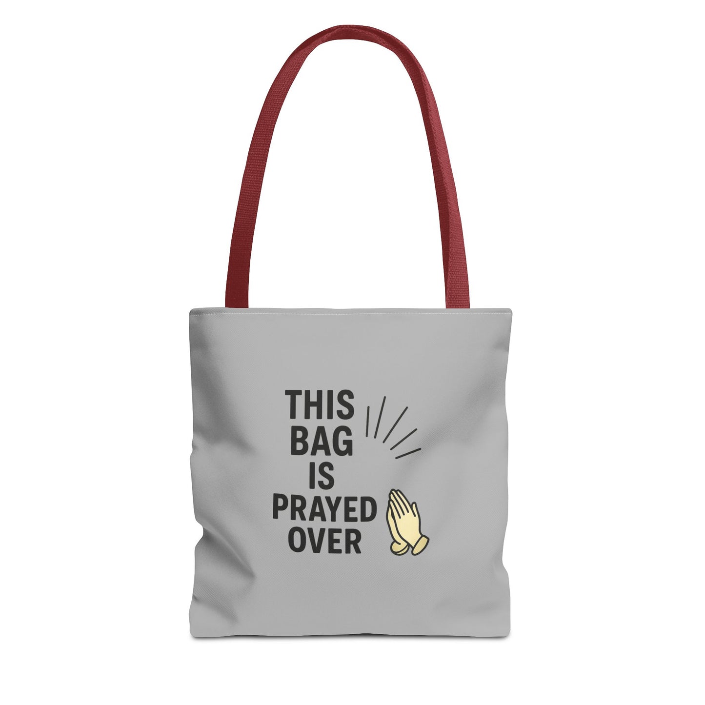 Prayed Over Tote Bag, Spiritual Gift, Christian Tote, Faith Bag, Church Accessory, Inspirational Shopper