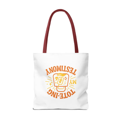 My Testimony Inspirational Tote Bag