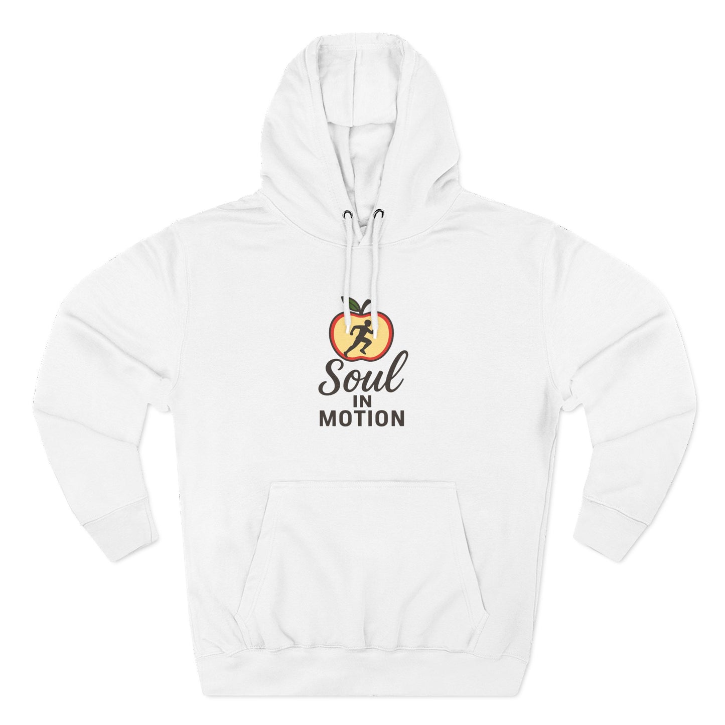Soul in Motion Fleece Hoodie - Cozy Inspirational Pullover, Fitness Gift, Motivational Apparel, Gym Hoodie, Perfect for Active Lifestyles