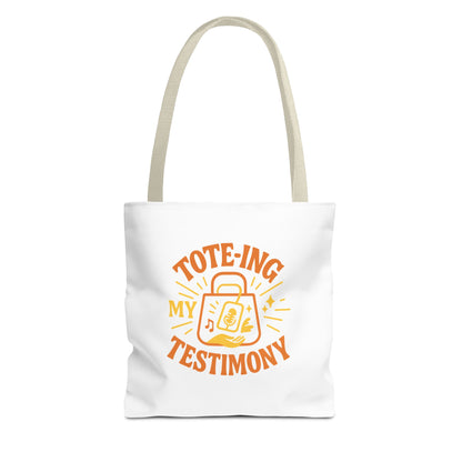 My Testimony Inspirational Tote Bag