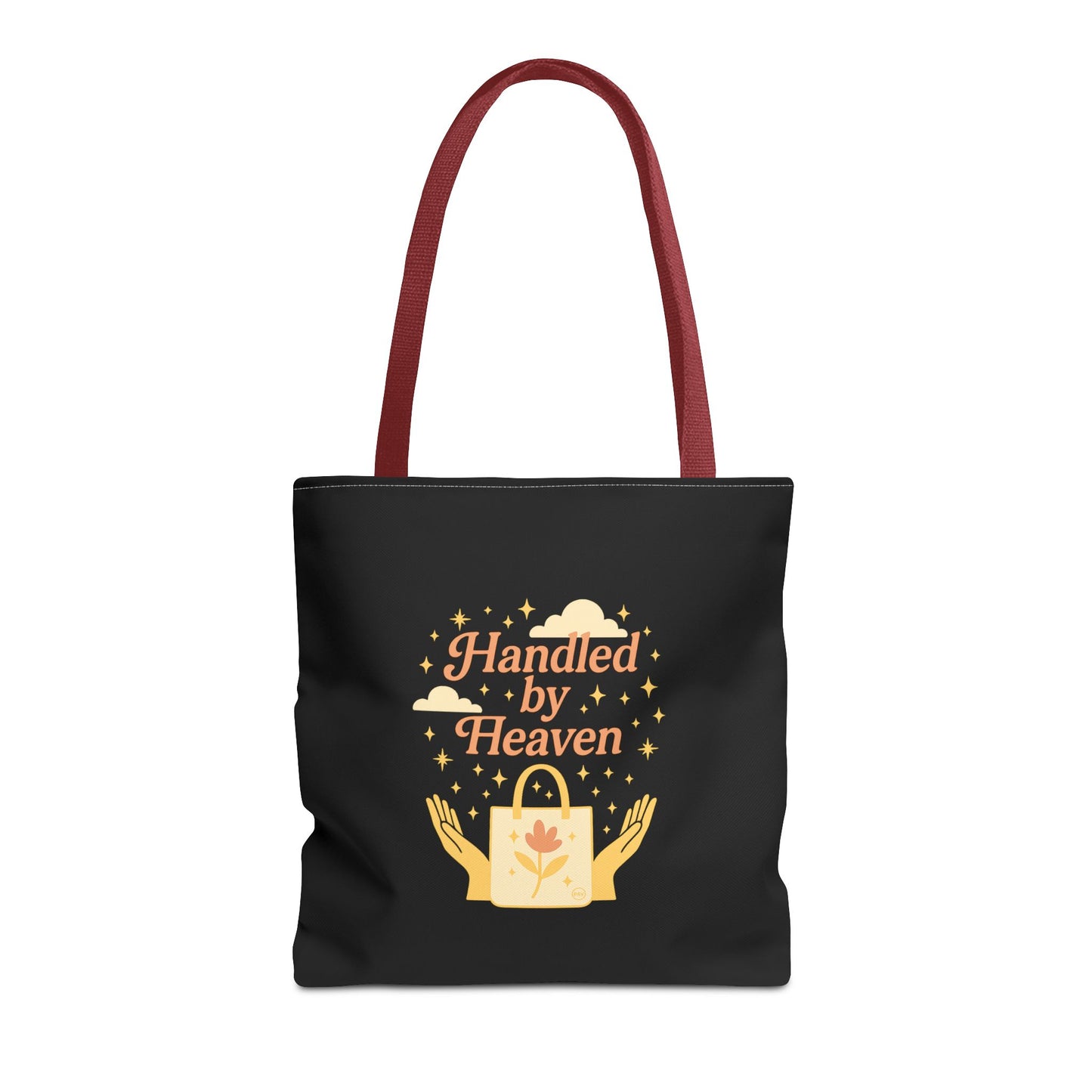 Heavenly Handled Tote Bag - Eco-Friendly Gift, Everyday Carry, Shopping Companion, Gift for Her, Travel Essential