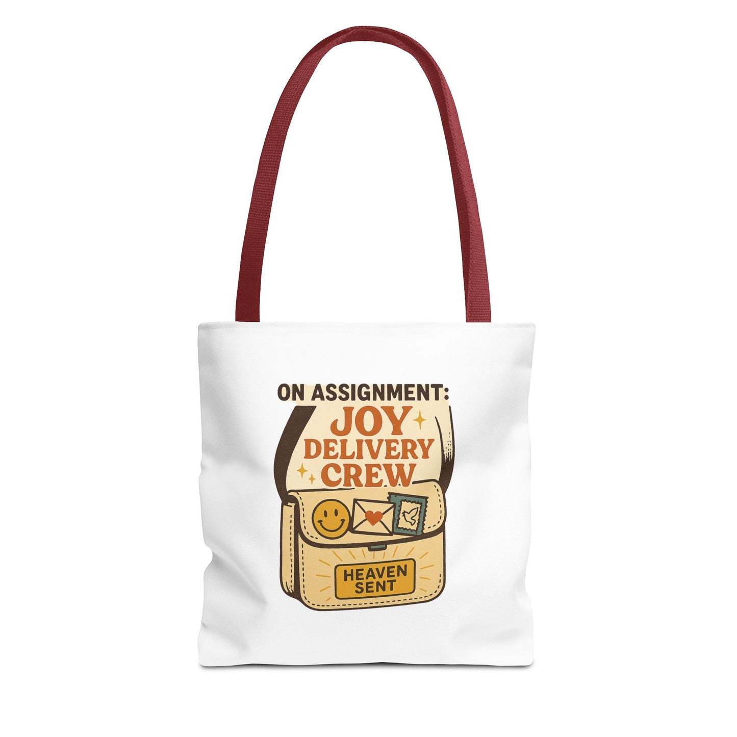 Joy Delivery Crew Tote Bag - Heaven Sent, Birthday Gift, Grocery Bag, Eco-Friendly Tote, Unique Gift Idea