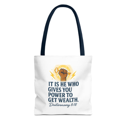 Empowering Inspirational Tote Bag, Motivational Bag, Gifts for Motivated Individuals, Scripture Tote, Versatile Shopping Bag