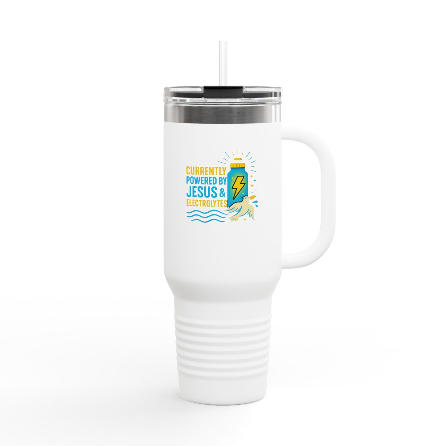 Faith Affirmation 40oz Insulated Travel Mug