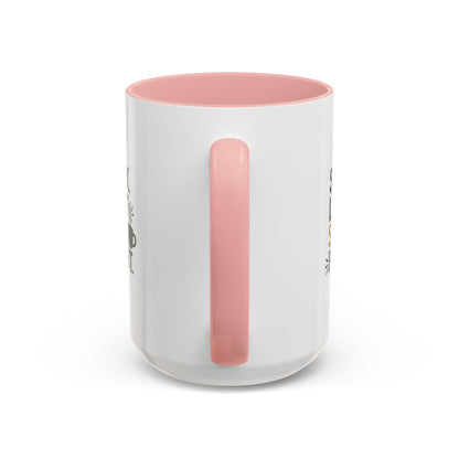 Accent Coffee Mug - Speak Light Sip Bright - Inspirational Coffee Cup, Unique Gift, Kitchen Decor, Motivational Mug, Personalize Your Sip