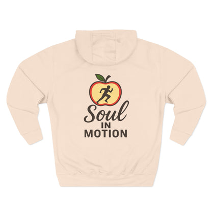 Soul in Motion Fleece Hoodie - Cozy Inspirational Pullover, Fitness Gift, Motivational Apparel, Gym Hoodie, Perfect for Active Lifestyles