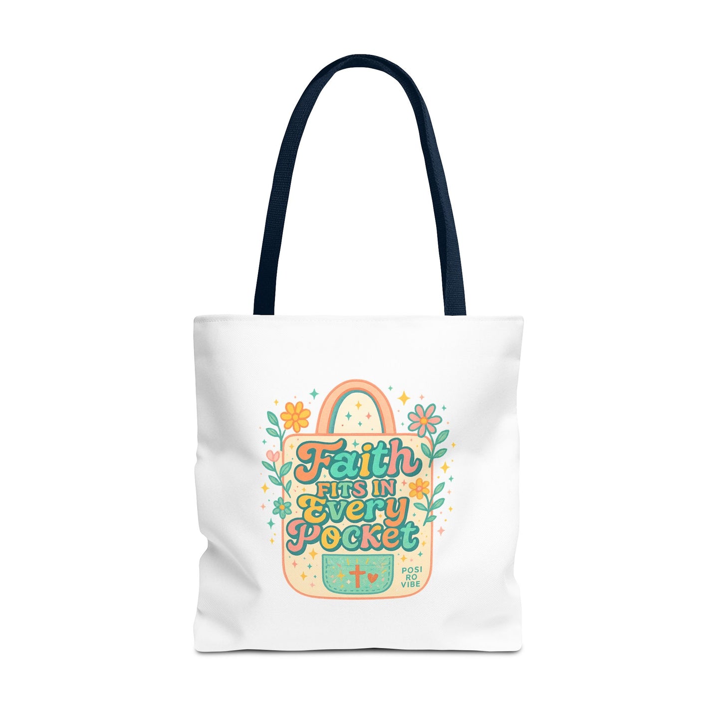Faith-Inspired Tote Bag for Everyday Use, Shopping, Gifts, Beach, Eco-Friendly, Floral Design