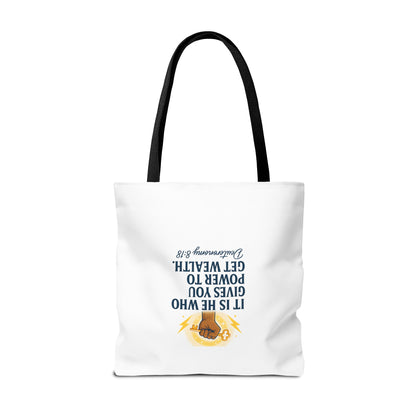 Affirmation Art Bible Verse Tote Bag