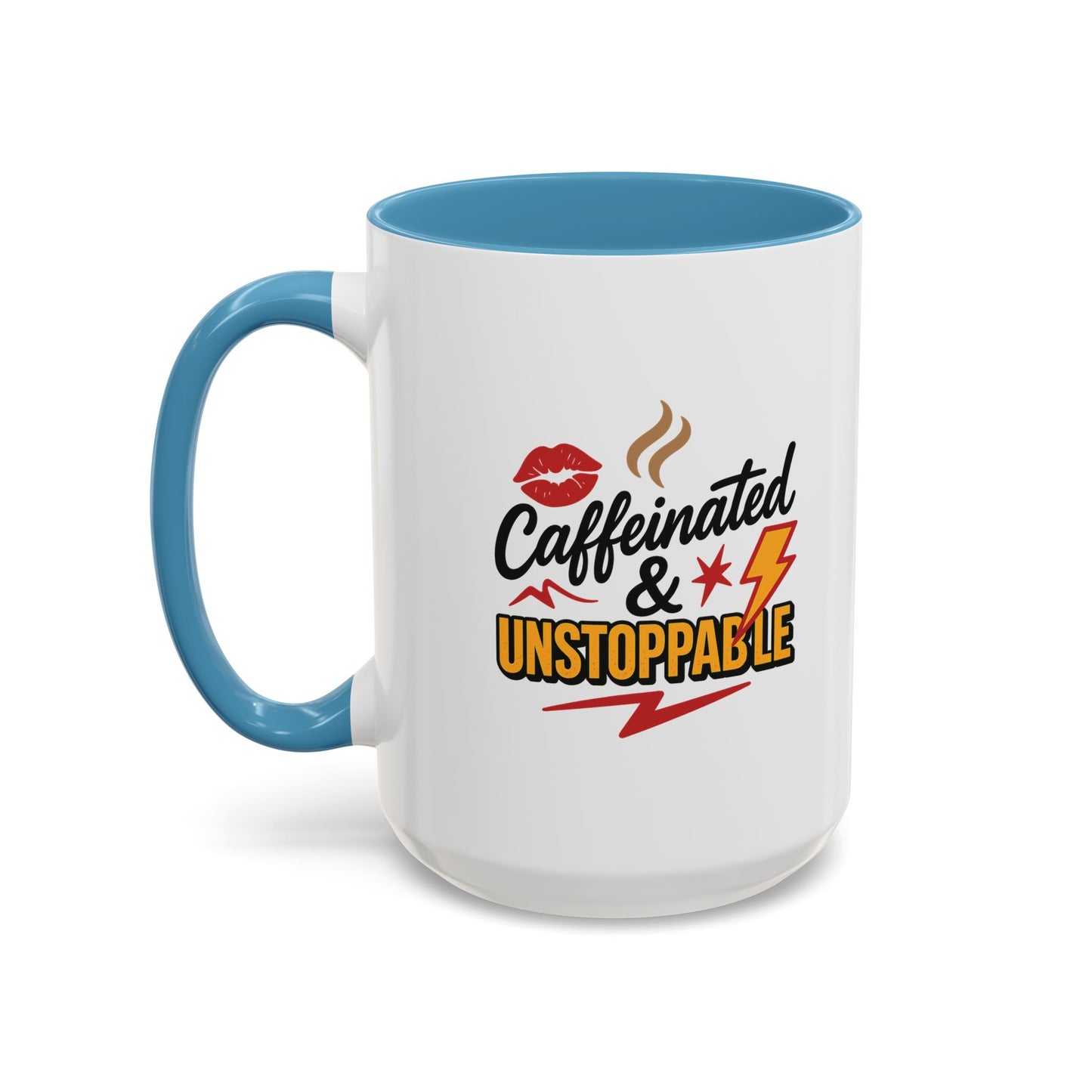 Caffeinated & Unstoppable Coffee Mug - Fun Gift for Coffee Lovers, Cute Office Decor, Motivational Drinkware, Perfect for Birthdays, [...]