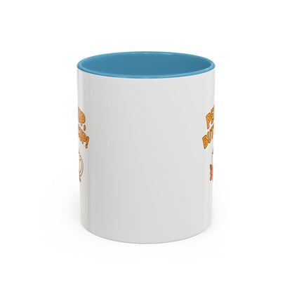 Perk Up, Buttercup! Cute Accent Coffee Mug for Daily Motivation, Gift for Coffee Lovers, Home Office Decor, Floral Tea Cup