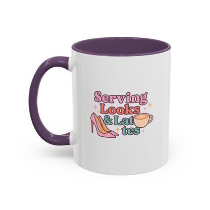 Chic Coffee Mug: Serving Looks & Lattes | Trendy Gift for Coffee Lovers, Fashion Enthusiasts, Housewarming, Birthdays, Mom's Day