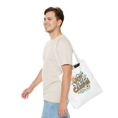 Joyful Carryall Tote Bag | Eco-Friendly Shopper | Perfect for Gifts, Organizing, Travel, Beach Days, and Everyday Errands